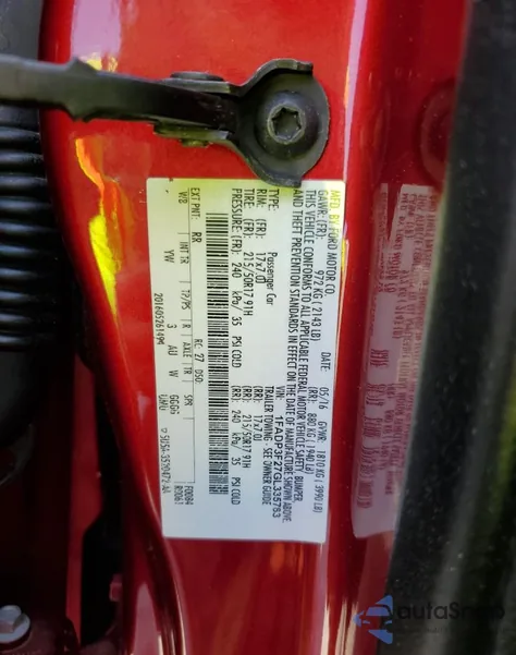 2016 Ford Focus Se from USA, damaged, VIN 1FADP3F27GL335763